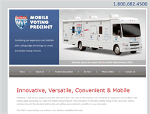 Tablet Screenshot of mobilevotingprecinct.com